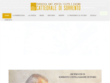 Tablet Screenshot of cattedralesorrento.it